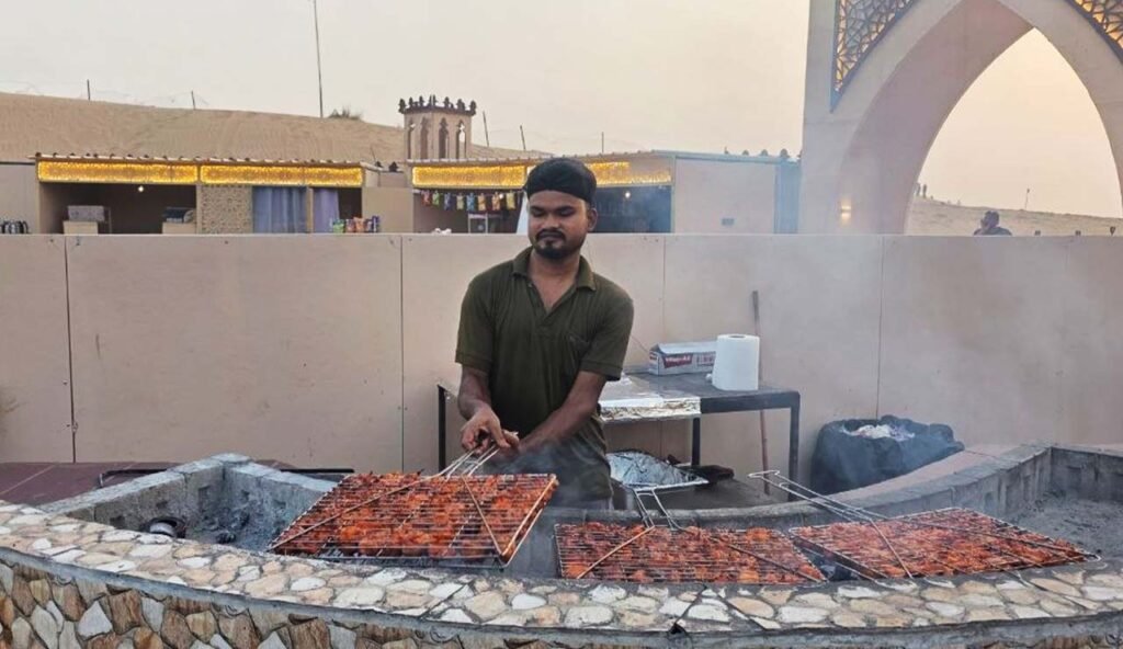bbq in desert